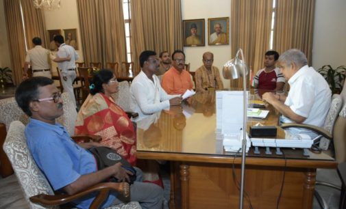 Meeting of West Bengal primary teacher association with honourable Governor of West Bengal Mr. Jagdeep Dhankar