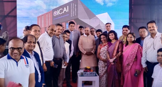 New complex of ICAI at rajarhat, Governor lays the foundation