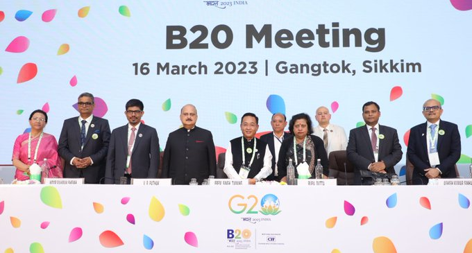 B20 meeting organized in Gangtok, foreign delegates made aware of Sikkim’s organic farming 