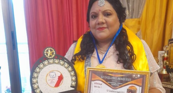 Papia Rao Receives “ILF Excellence Award” for Outstanding Achievements