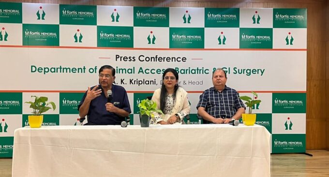 “Groundbreaking Single-Incision Gall Bladder Surgery Successfully Performed on Woman with Situs Inversus at Fortis Gurugram”